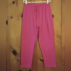 Bobby Brooks Woman Knit Cotton Drawstring Pull On Pants